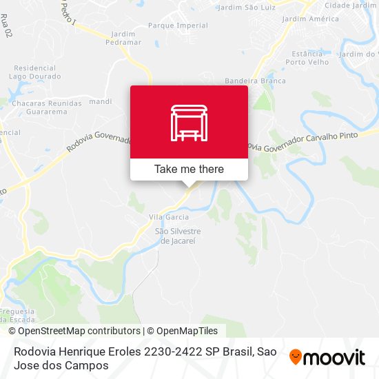 Rodovia Henrique Eroles 2230-2422 SP Brasil map