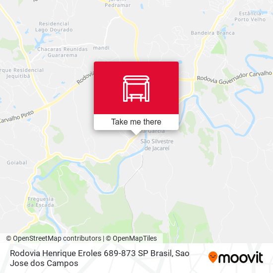 Rodovia Henrique Eroles 689-873 SP Brasil map