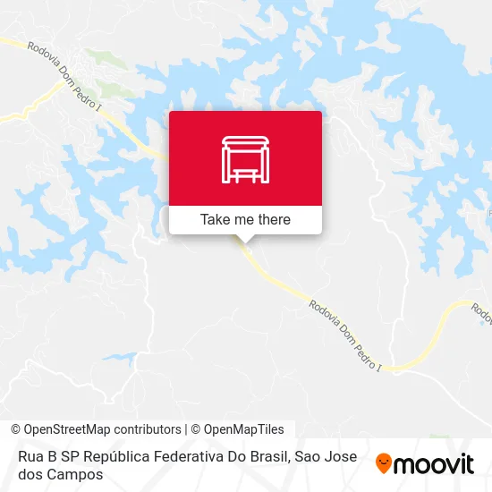 Rua B SP República Federativa Do Brasil map