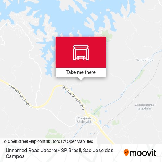 Unnamed Road Jacareí - SP Brasil map