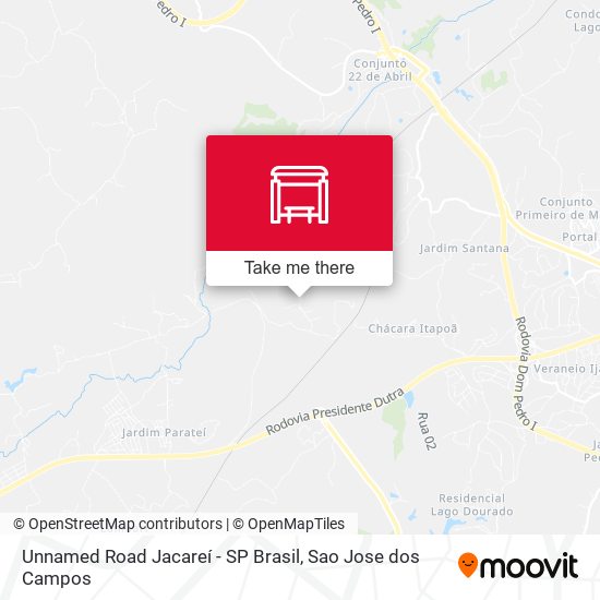 Unnamed Road Jacareí - SP Brasil map