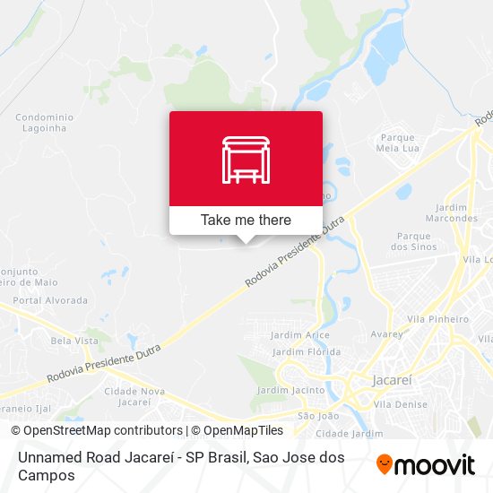 Unnamed Road Jacareí - SP Brasil map