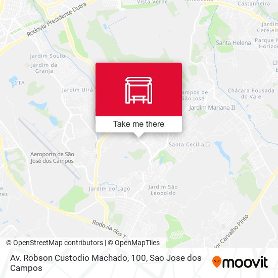 Av. Robson Custodio Machado, 100 map