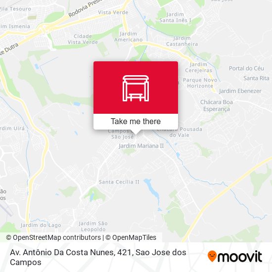 Av. Antônio Da Costa Nunes, 421 map