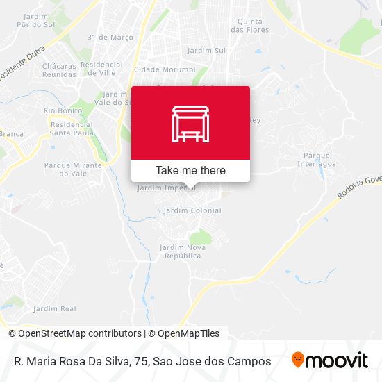 R. Maria Rosa Da Silva, 75 map