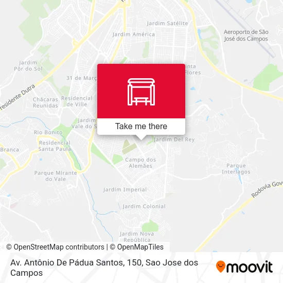 Av. Antônio De Pádua Santos, 150 map