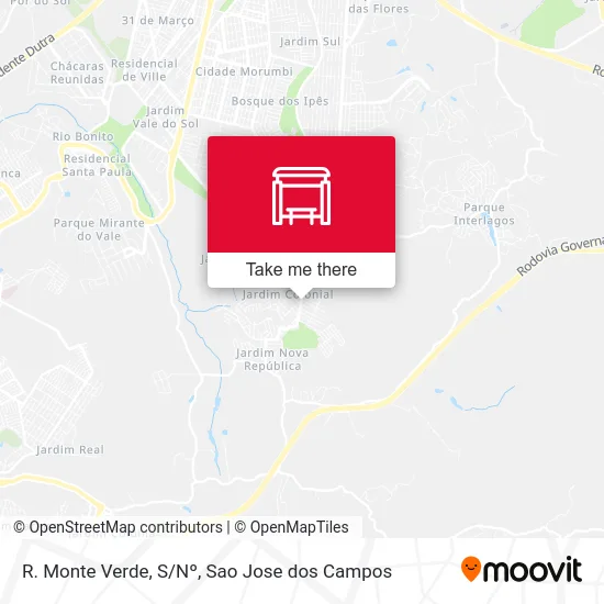 R. Monte Verde, S/Nº map