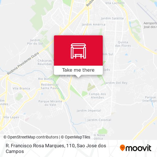 R. Francisco Rosa Marques, 110 map