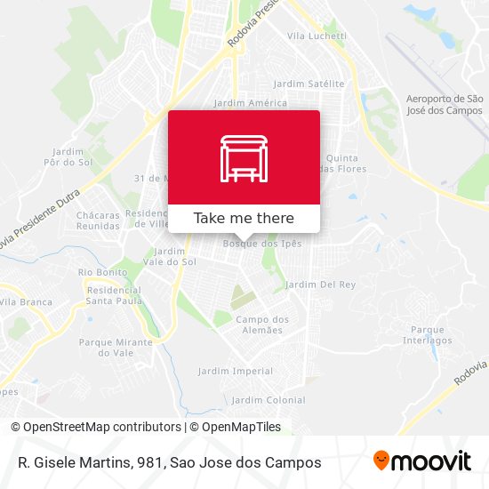 R. Gisele Martins, 981 map