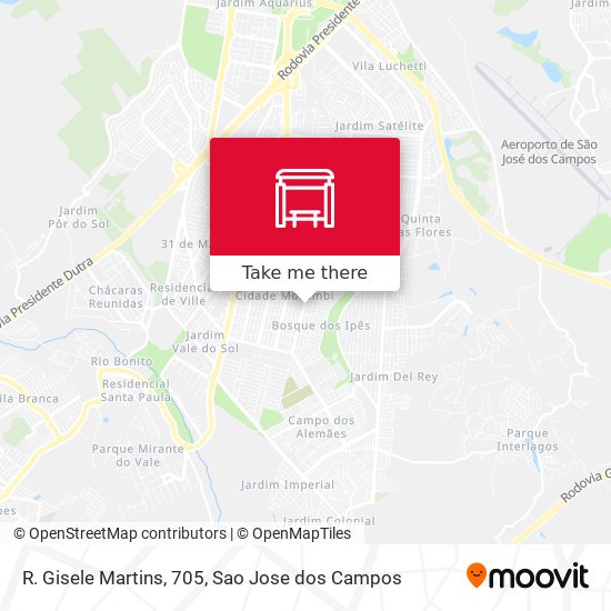 R. Gisele Martins, 705 map