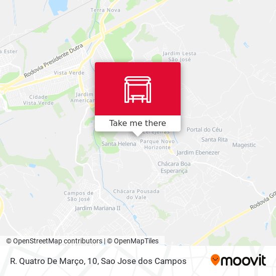 R. Quatro De Março, 10 map