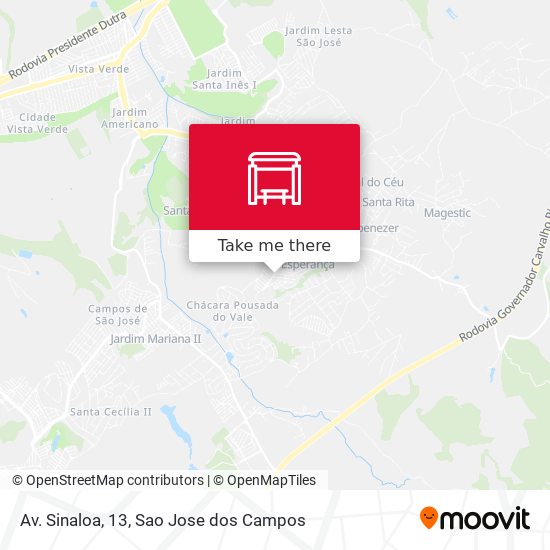 Av. Sinaloa, 13 map