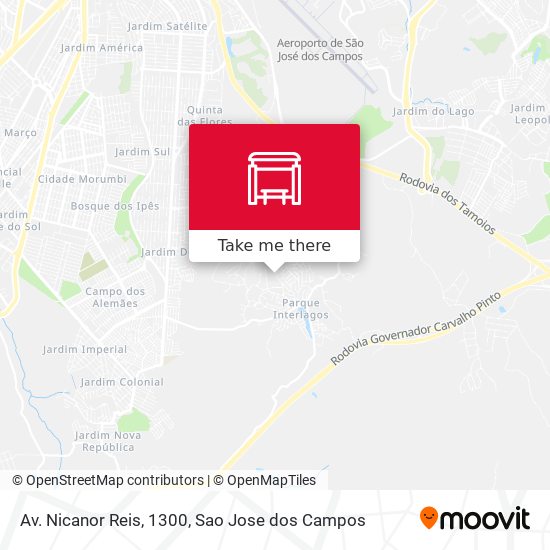 Av. Nicanor Reis, 1300 map