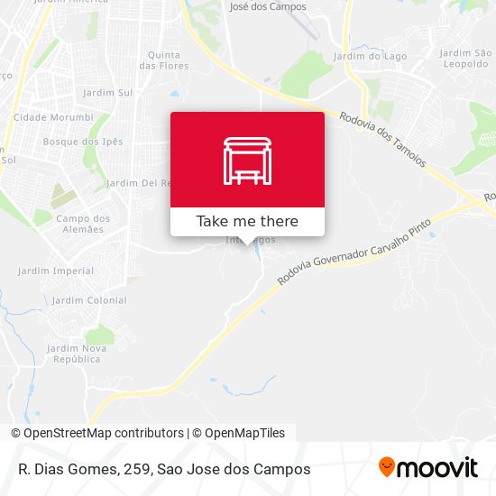R. Dias Gomes, 259 map