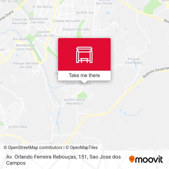 Av. Orlando Ferreira Rebouças, 151 map