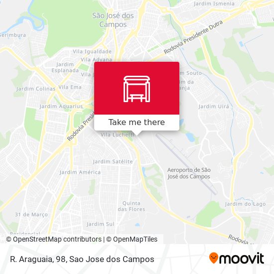 R. Araguaia, 98 map
