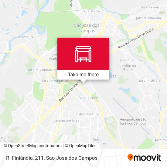 R. Finlândia, 211 map