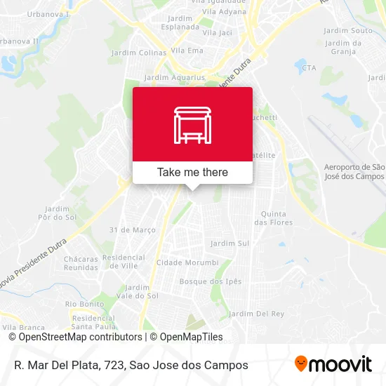 R. Mar Del Plata, 723 map