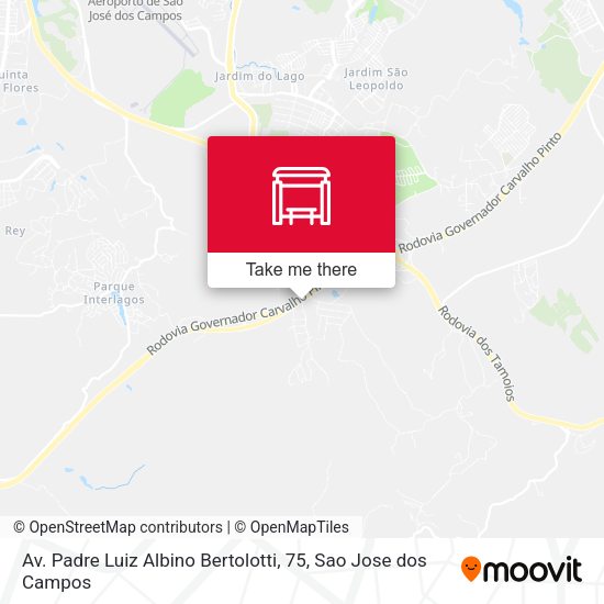Av. Padre Luiz Albino Bertolotti, 75 map