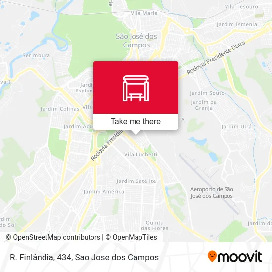 R. Finlândia, 434 map