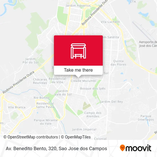 Av. Benedito Bento, 320 map