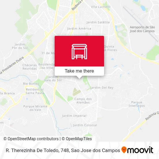R. Therezinha De Toledo, 748 map