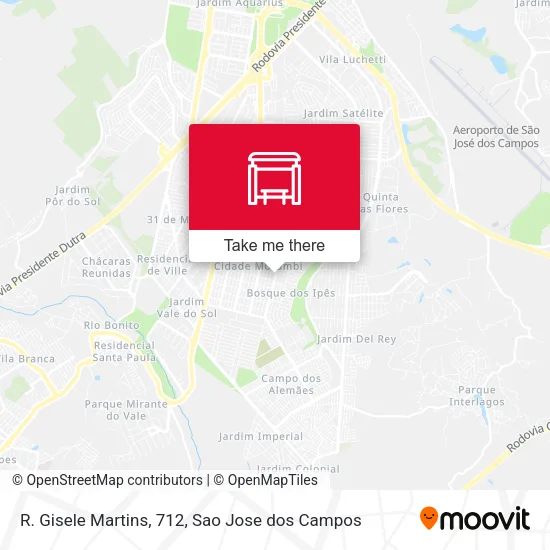 R. Gisele Martins, 712 map