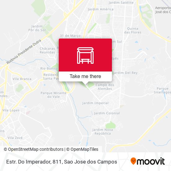Estr. Do Imperador, 811 map