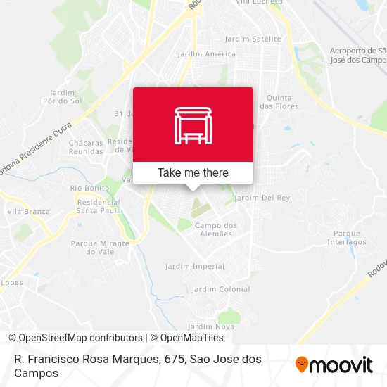 R. Francisco Rosa Marques, 675 map