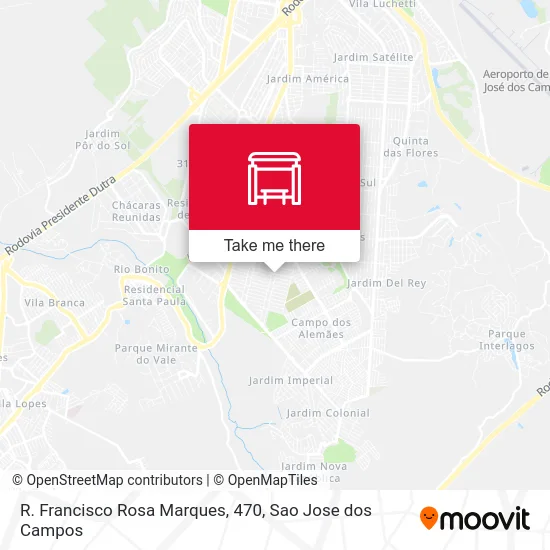 R. Francisco Rosa Marques, 470 map