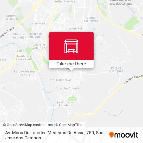 Mapa Av.  Maria De Lourdes Medeiros De Assis, 750