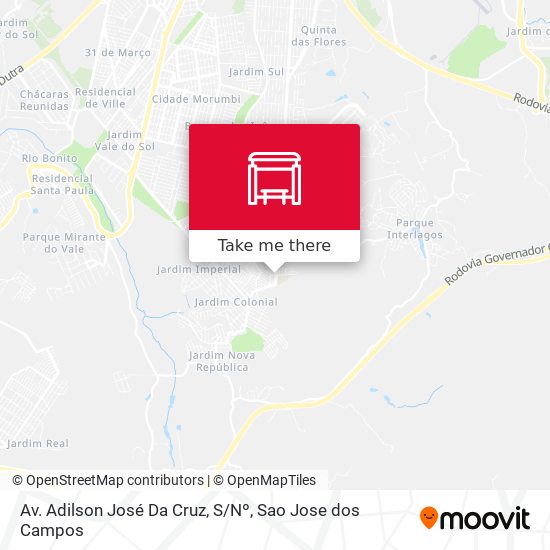 Av. Adilson José Da Cruz, S/Nº map