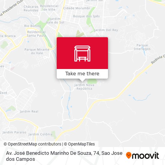 Av. José Benedicto Marinho De Souza, 74 map