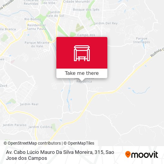 Mapa Av. Cabo Lúcio Mauro Da Silva Moreira, 315