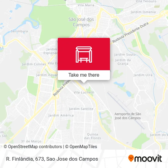 R. Finlândia, 673 map
