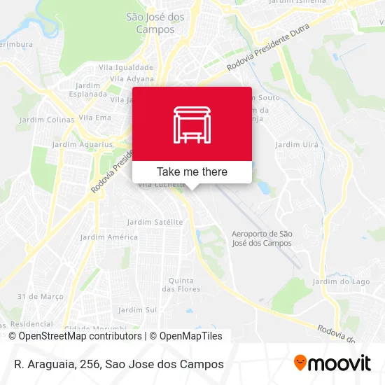 R. Araguaia, 256 map