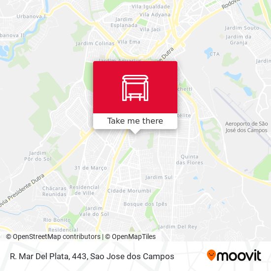 R. Mar Del Plata, 443 map
