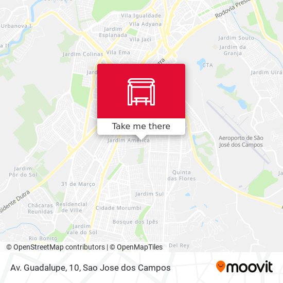 Av. Guadalupe, 10 map