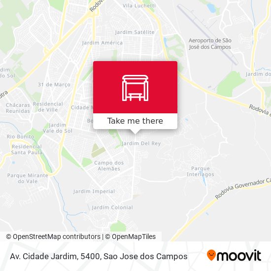 Mapa Av. Cidade Jardim, 5400