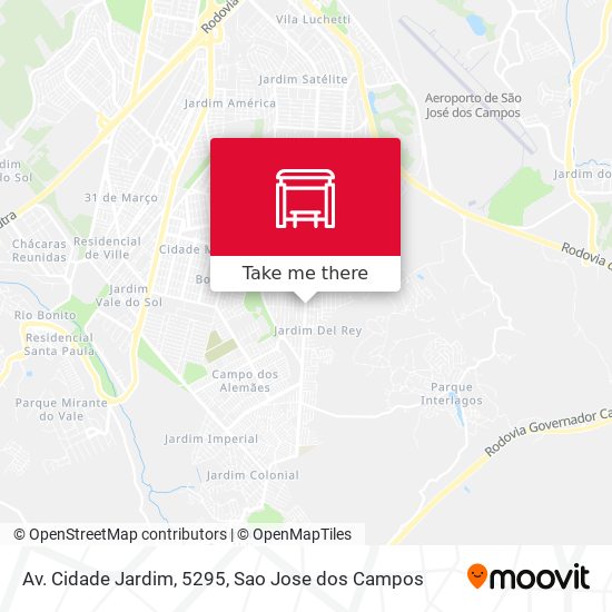 Mapa Av. Cidade Jardim, 5295