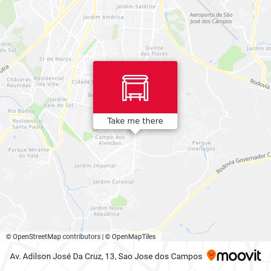 Av. Adilson José Da Cruz, 13 map