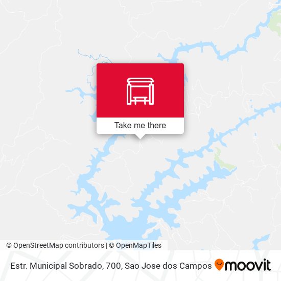 Mapa Estr. Municipal Sobrado, 700