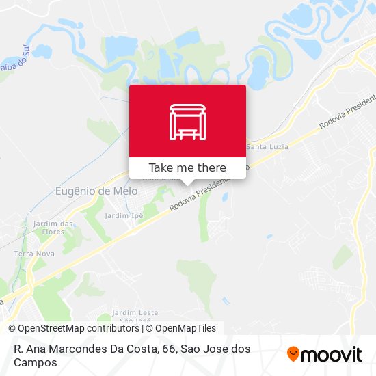 R. Ana Marcondes Da Costa, 66 map