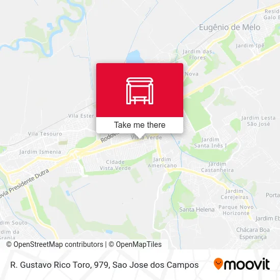 R. Gustavo Rico Toro, 979 map