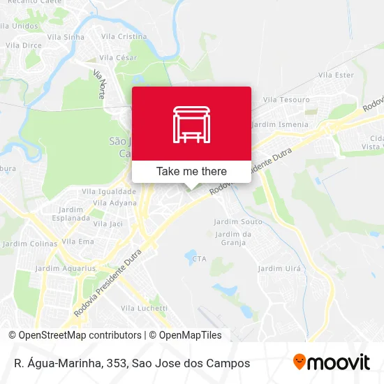 R. Água-Marinha, 353 map