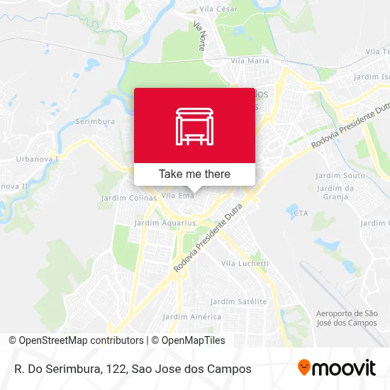 R. Do Serimbura,  122 map