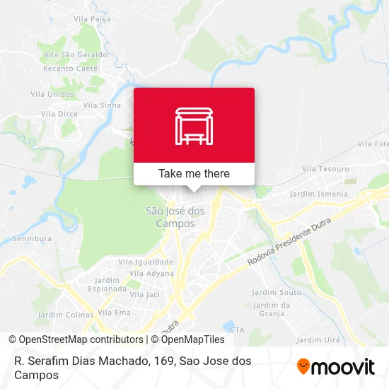 R. Serafim Dias Machado, 169 map
