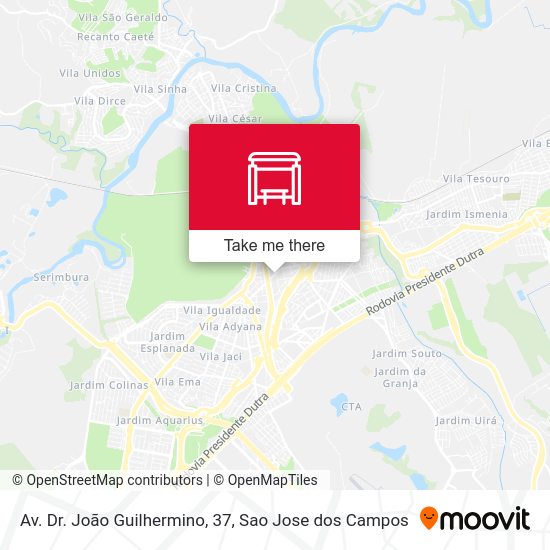 Av. Dr. João Guilhermino, 37 map
