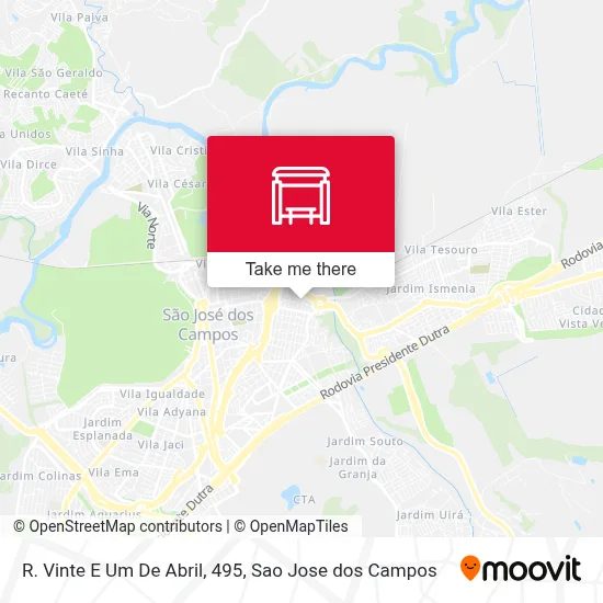 R. Vinte E Um De Abril, 495 map