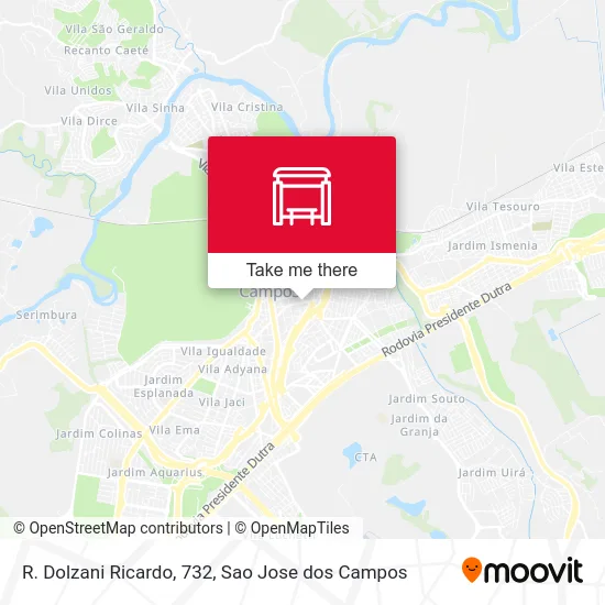 R. Dolzani Ricardo, 732 map